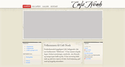 Desktop Screenshot of cafenoah.dk