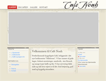Tablet Screenshot of cafenoah.dk